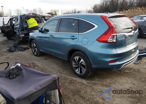 2016 Honda Cr-V Touring из США, поврежденный, VIN 5J6RM4H90GL065035